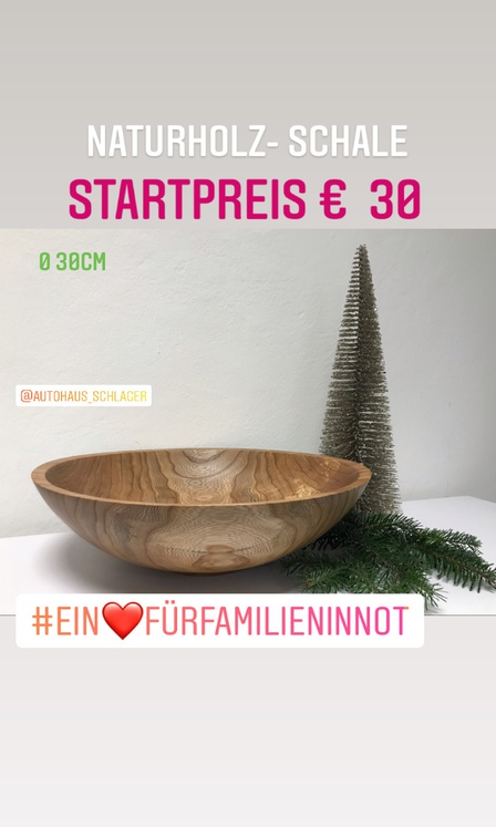Naturholz-Schale
